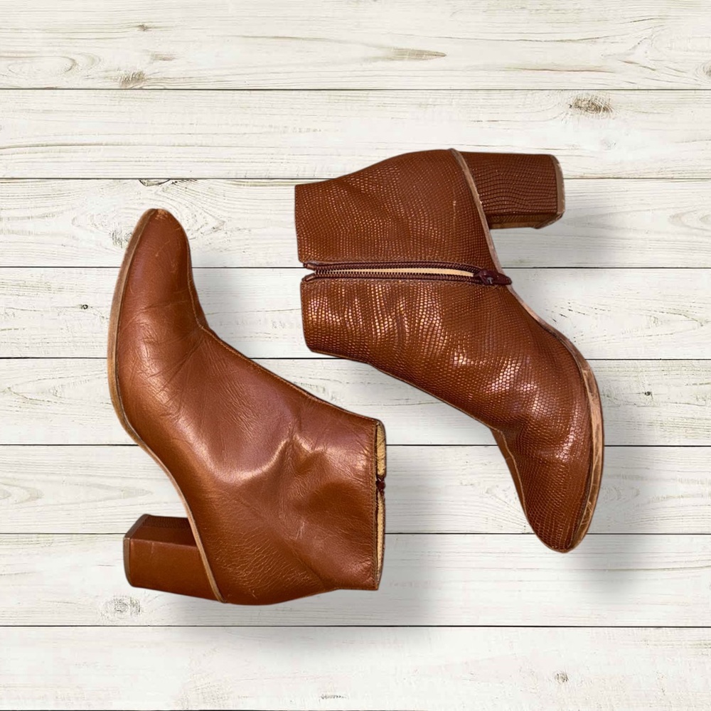 MM6 Maison Margiela Two-Tone Boots – Size 38.5